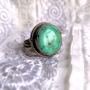 Genuine Sterling Silver Turquoise Ring